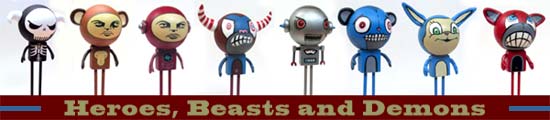 Heroes, Beasts and Demons Sculptures